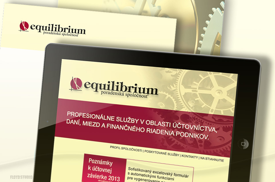 Equilibrium - Unique brand design and identity support, website and promotion materials...