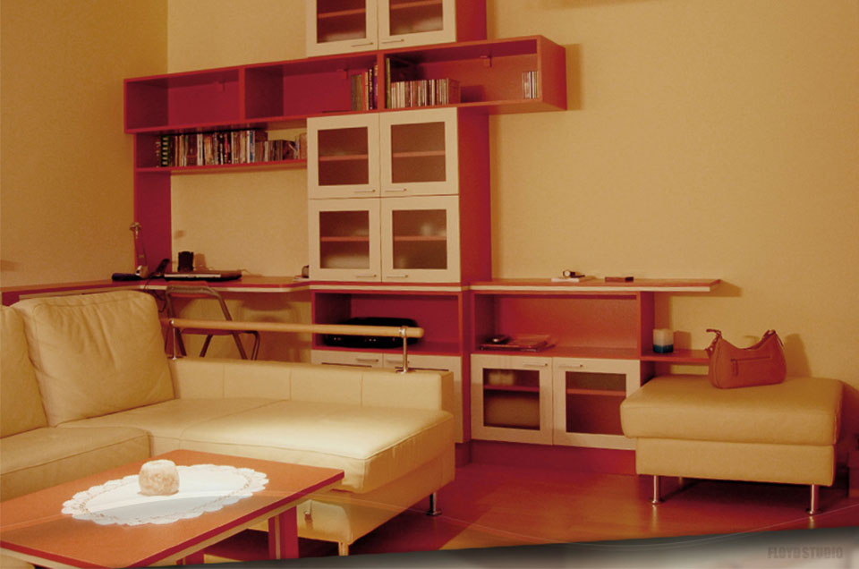 Kitchen and living room design - Interior design and production of kitchen and living room in Bratislava
