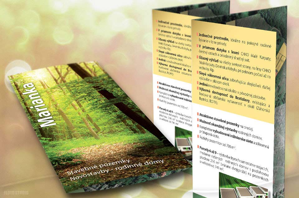 Marianka - promotion leaflet - Leaflet desgin and production for reality project