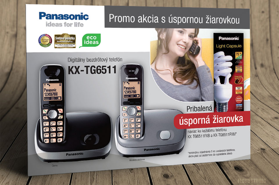 Panasonic local product promo - Local promotion of selected product on Slovak and Czech market