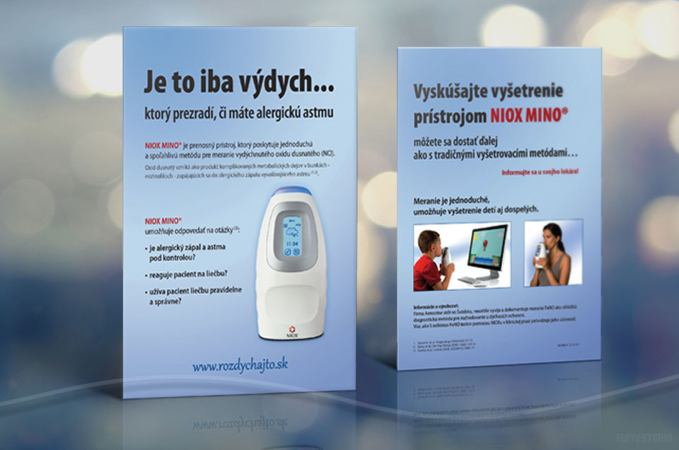 Niox leaflet - Promotion leaflet design and production